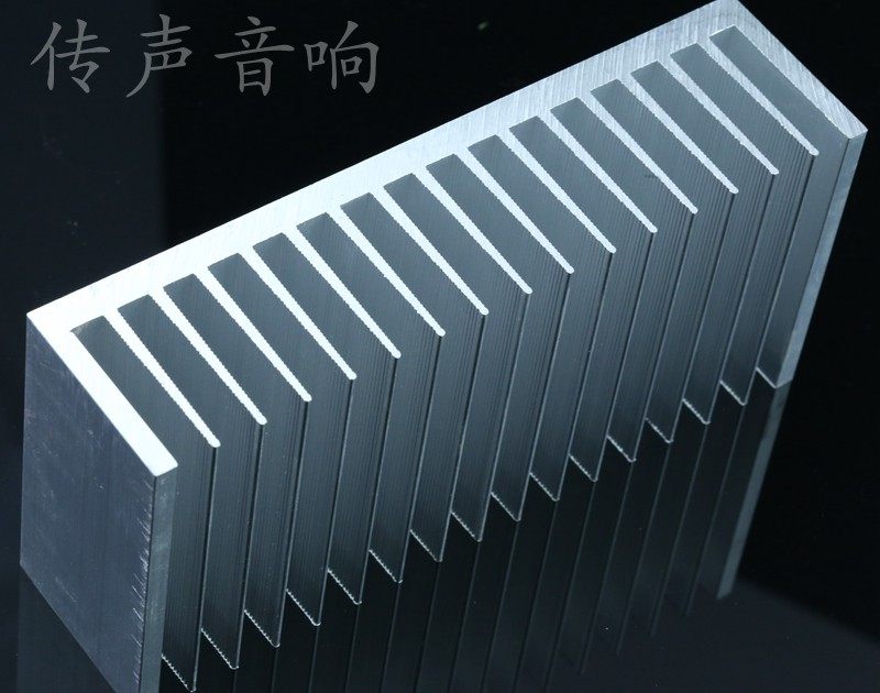 功放板适用---E型铝散热器 白色/未发黑