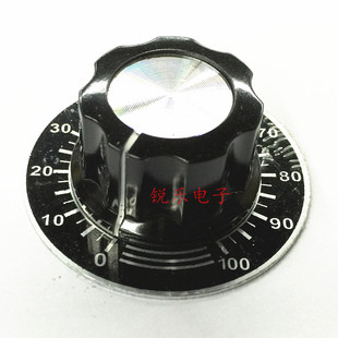 电位器数字圆刻度盘+MFA03旋钮 适用于WTH118 WX112 RV24YN旋钮