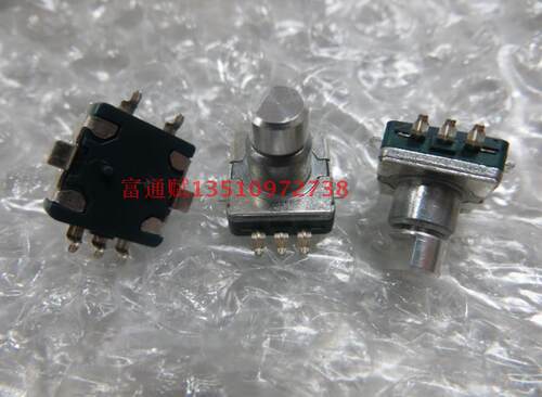 台湾料数字电位器汽车音响旋转 贴片编码器 开关 EC11-30位9.5F轴