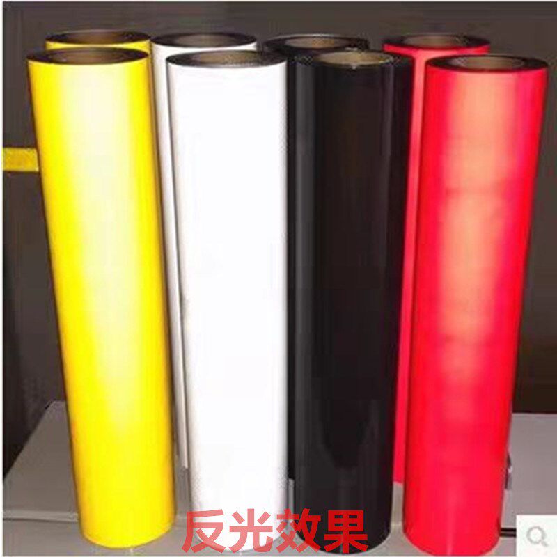 反光广告材料透明底反光膜 车贴刻字膜雕刻膜材料汽车贴纸原材料
