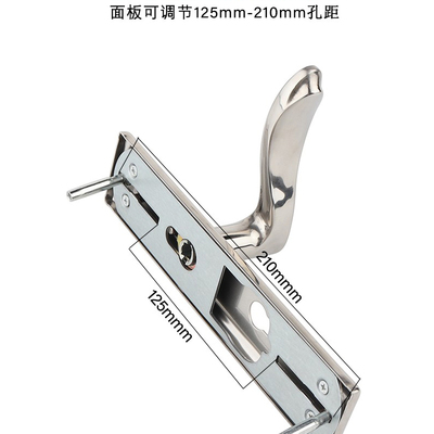 卧室木门大单舌锁体锁舌150mm老式机械门锁具配件5850重门锁全套