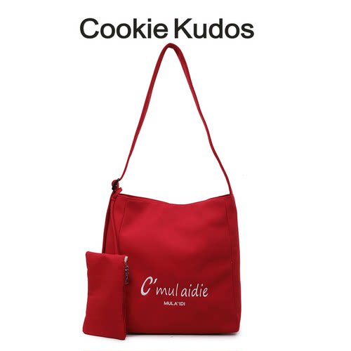 CookieKudos大容量帆布托特包