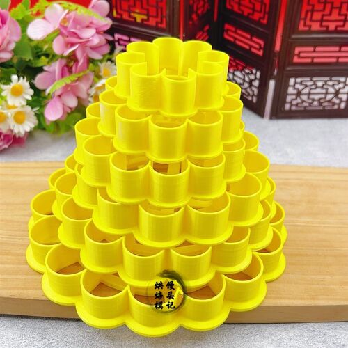 枣糕花馍模具中式蛋糕花饽饽过年枣糕馒头造型烘焙面点压花模具