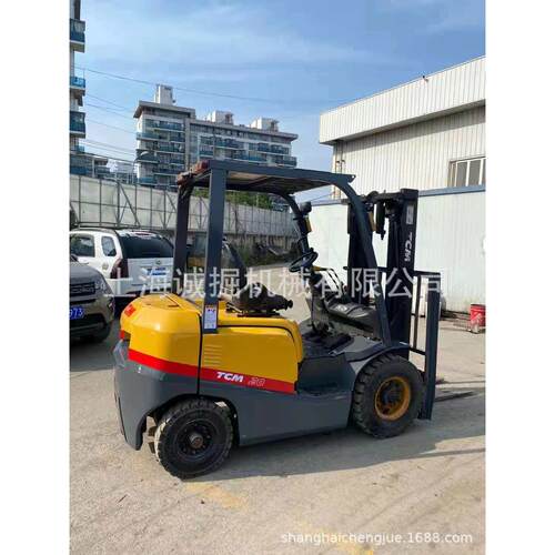 TCM3吨二手叉车厂家 FD30搬运设备价格 柴油叉车 圆夹报属具