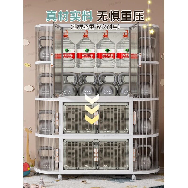 婴儿用品收纳柜母婴喂养台置物柜家用收纳柜童装整理柜免安装