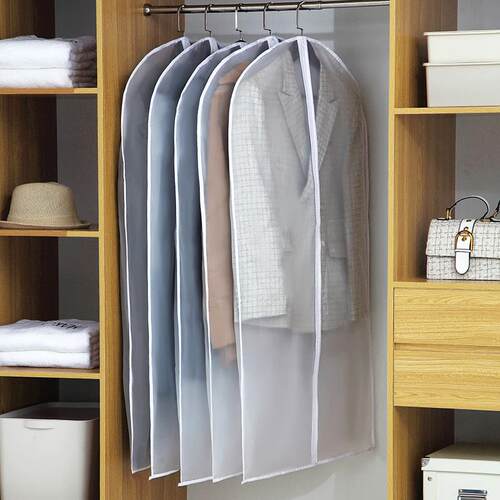 衣服防尘罩挂式全封闭透明衣服套子大衣衣服家用保护防尘罩袋