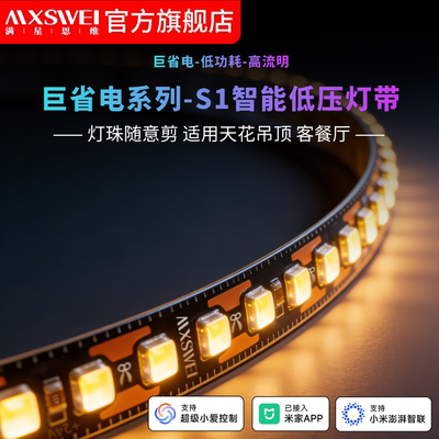巨省电S1-24V低压智能调光灯带