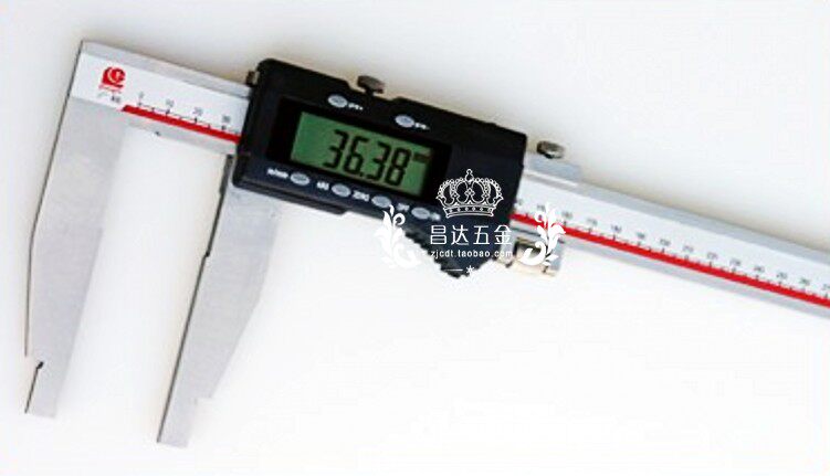 广陆单向爪双刀爪上下刀口数显卡尺0-500 0-600mm0.01电子油标尺