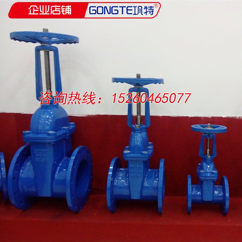 Z41X-16明杆弹性座封软密封闸阀 铸钢球铁不锈钢自来水软密封阀门