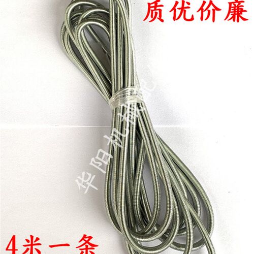 THM弹簧护套钢丝护套软弹簧管4mm6mm气管润滑尼龙油管弹簧保护套