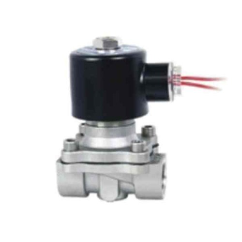 2W-320-32B 不锈钢电磁阀 水阀 气阀DN32 防弱酸碱AC220V DC12V