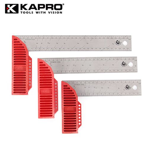 以色列进口KAPRO/嘉宝直角尺309/20/25/30/40cm角尺测量九十度尺