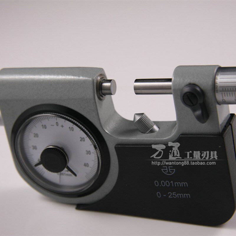 包邮新品精度青量青海带表杠杆千分尺0-25mm