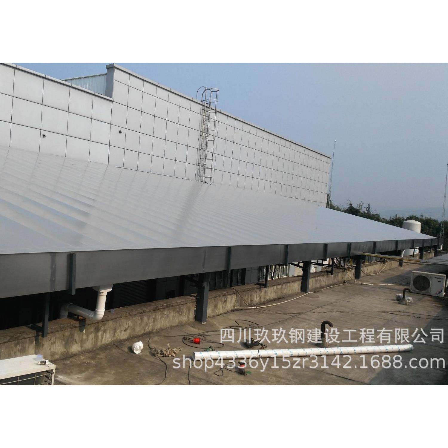 成都轻钢结构pvc大棚停车棚厂房仓库pvc雨棚PVC市场大棚