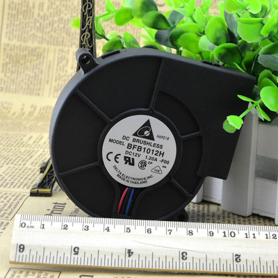 烧烤炉专用抽风风扇 离心 涡轮 鼓风机 BFB1012H 9733 12V 1.20A