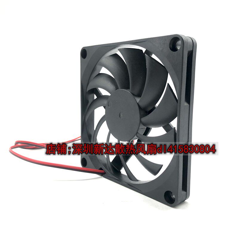 8010 8CM/厘米 DC5V 12V 24V 超薄静音 3/4线PWM USB调速散热风扇 - 实物图
