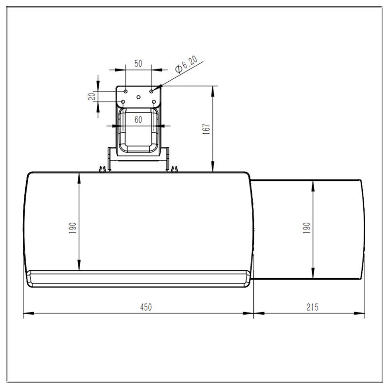 LJ-SL-00键盘托支架 可折叠 塑料材质托架 摇臂控制箱悬臂操作箱