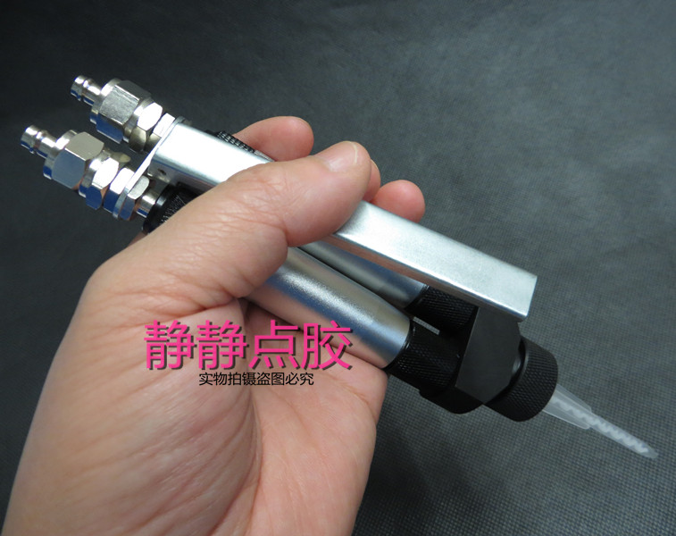 AB手动双液小流量点胶阀/手动AB胶枪/点胶机压力桶配件点胶枪