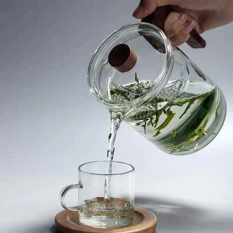 泡红茶茶壶加厚玻璃茶滤一体公道杯分茶月牙过滤网茶杯泡茶壶茶具