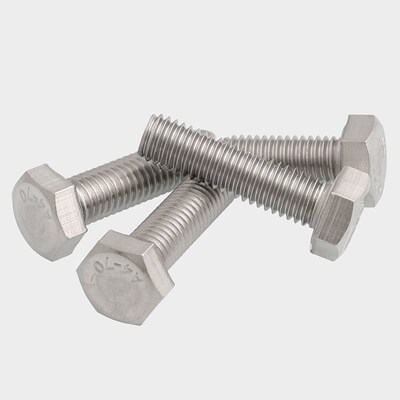 316不锈钢外六角螺栓 外六角螺丝M8*10x12x20x25x30x40x100x120mm