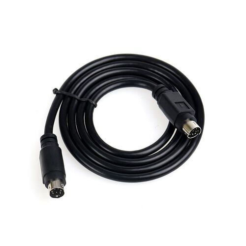 适用全铜 PLC MD8芯连接线 圆头visca8针公对公数据线 8针圆头通