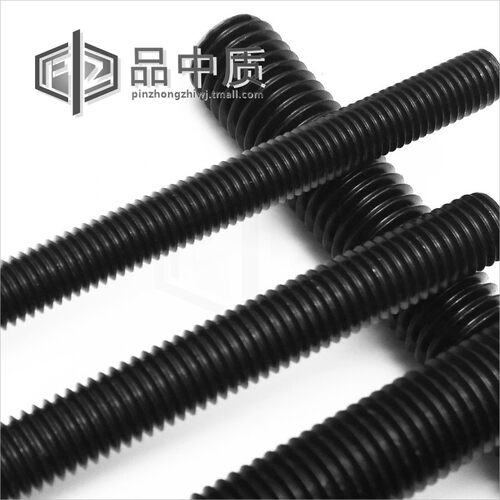 8.8级发黑全牙丝杆 螺杆 牙条全牙螺纹杆M6M8M10M12M14M16M36