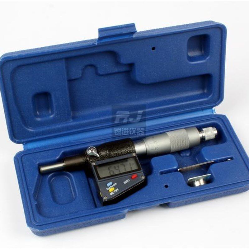 【数显微分头螺旋测微器测微分头0-25mm高精度0.001千分尺头