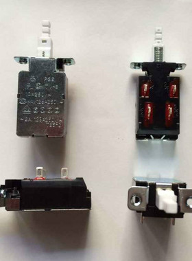 功放机箱 电源开关 KDC-A10 8A/128A 250V 孔距20mm 自锁 带弹簧