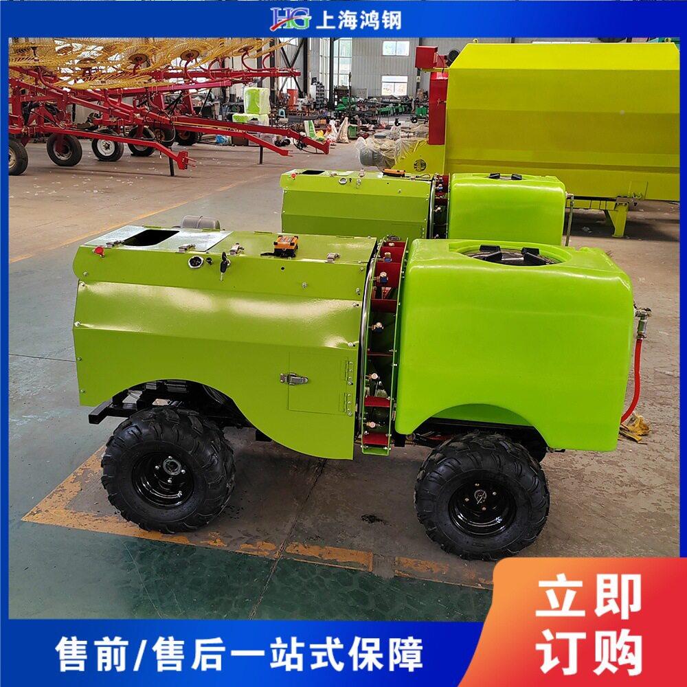 遥控打分机果园四四驱遥控QNX喷机小型自走式轮离打车
