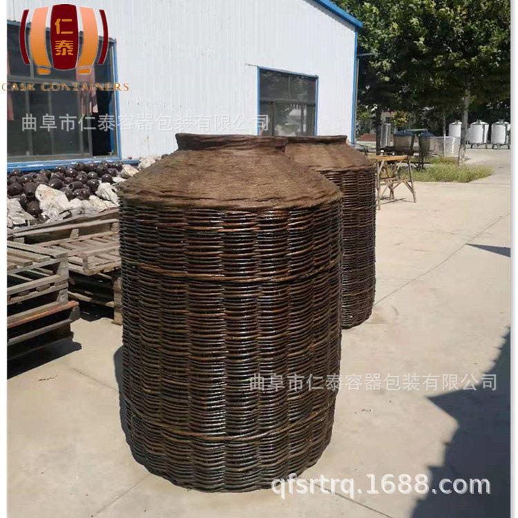 各种型号桑皮纸糊制木海贮酒容器藤条酒海条编桑皮纸全糊酒海