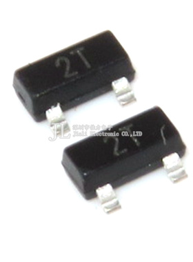 贴片三极管 2N4403 MMBT4403 网版印刷 2T SOT23 整盘3000只