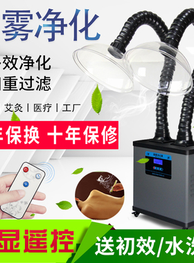 艾灸烟雾净化器焊锡排烟机移动式工业激光吸烟仪汉邦SP-611