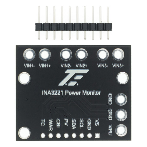 INA3221模块 三路双向总线 低侧/高侧 电压/电流/功率监控器 I2C