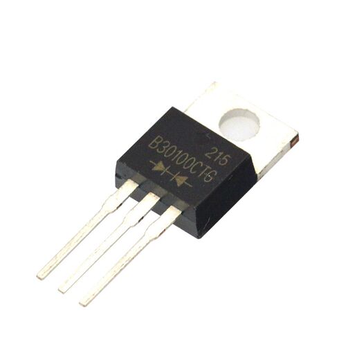 MBR30100CT肖特基二极管3A/100V封装TO220铁头直插3脚3安100伏
