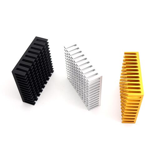 散热片40*40*11MM 路由CPU散热器/电子散热块 纯铝制三极管