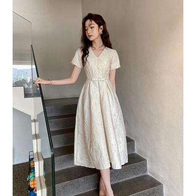 2026新款日常晚礼服裙法式轻奢小众订婚礼服订婚平时可穿连衣裙高