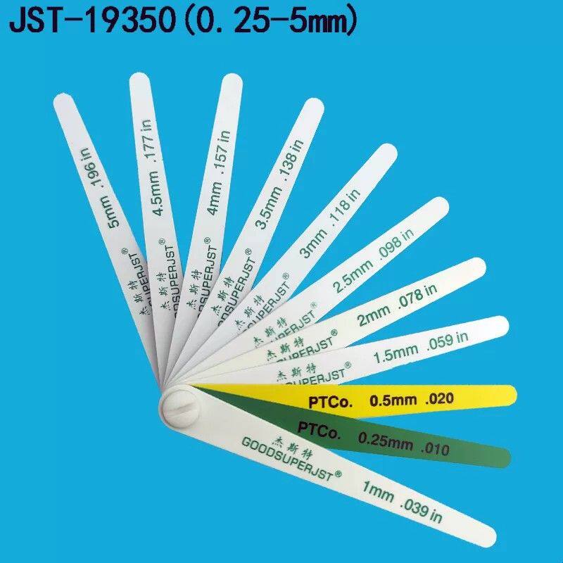汽车工业塑料塞尺JST塑料塞尺15026/19350/14802 彩色塑料塞尺