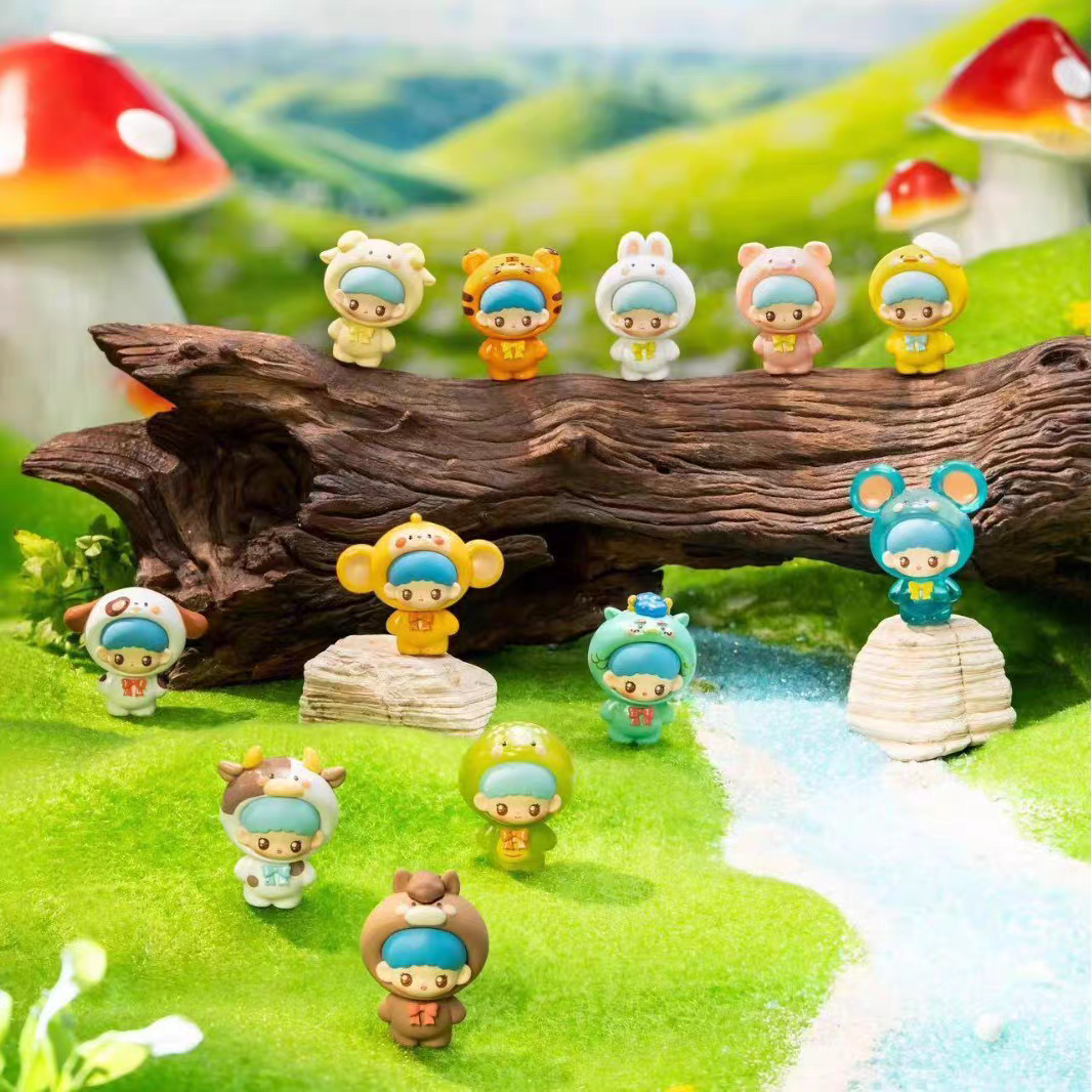吞吞的闪耀十二生肖萌粒盲盒图片