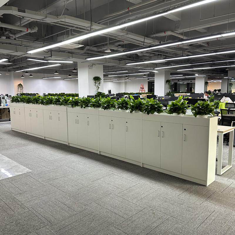 深圳矮柜花槽柜文件家具木质简约花草现代柜柜办公室资料隔断