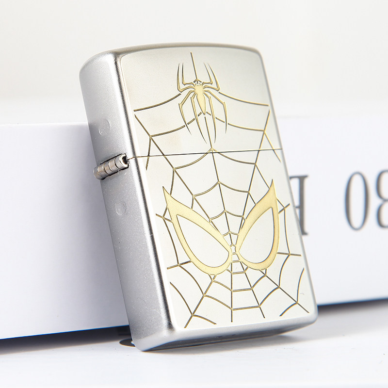 ZIPPO正品蛛影煤油打火机礼盒