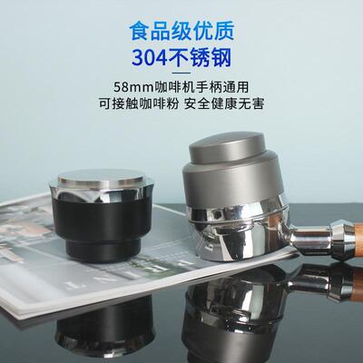 按压式压粉器平衡自动回慢锤压平粉填咖啡51/53/58mm粉器弹力弹压