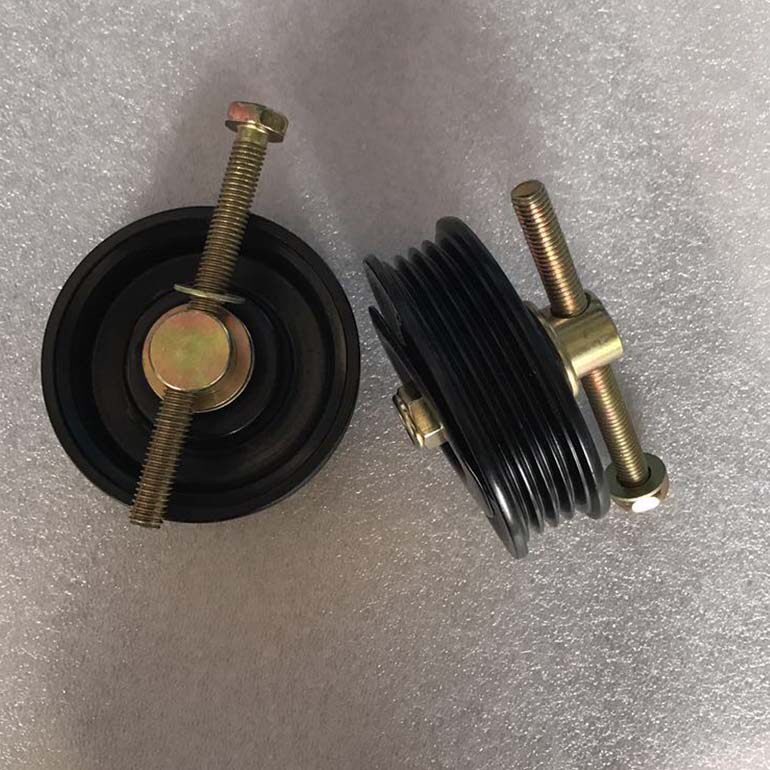 适用金杯/金龙中顺福田/阁瑞斯汽车空调皮带涨紧轮 4PK调整轮正厂