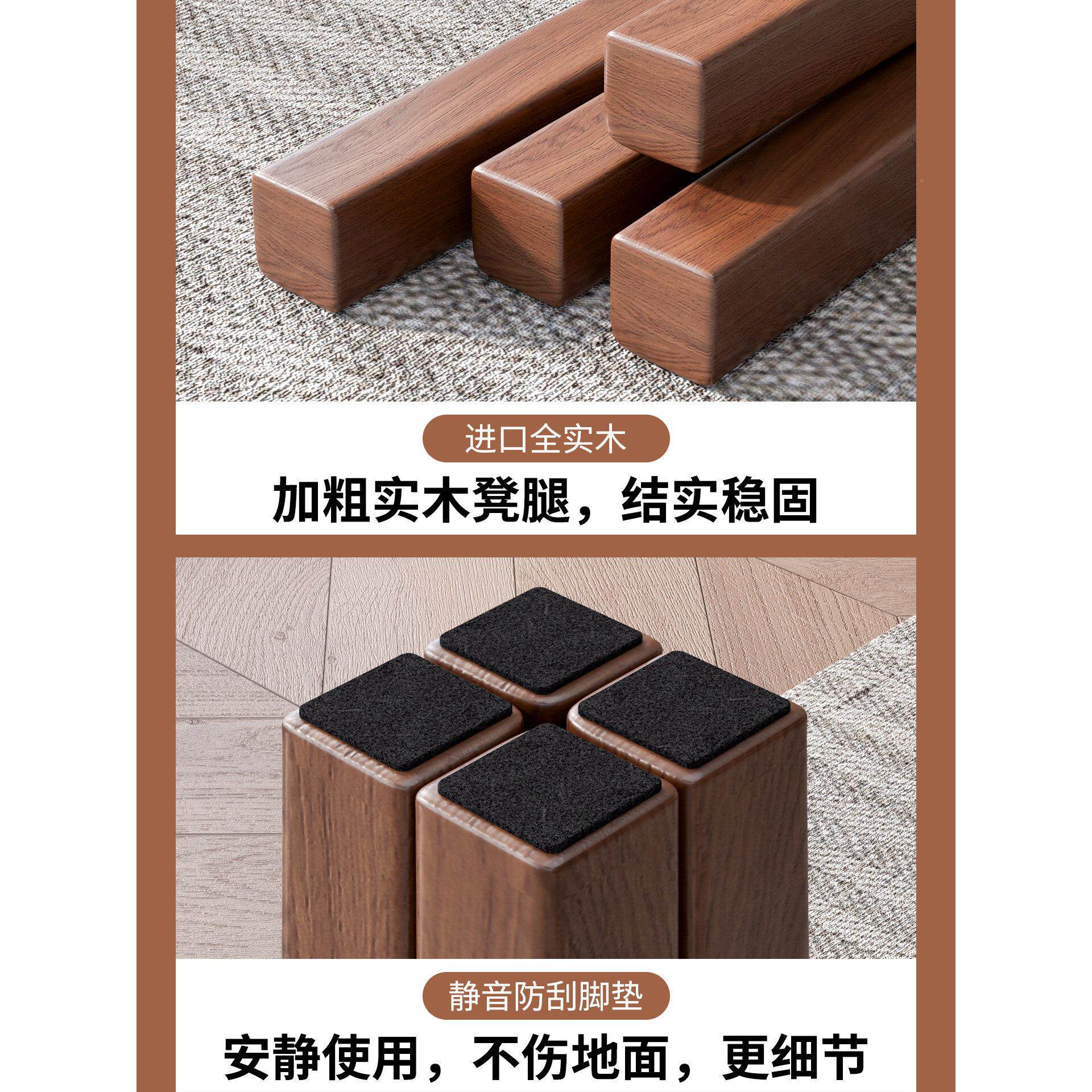 家凳实用可叠放备用方凳客厅中式矮AD-01餐桌凳子圆凳板凳椅子木
