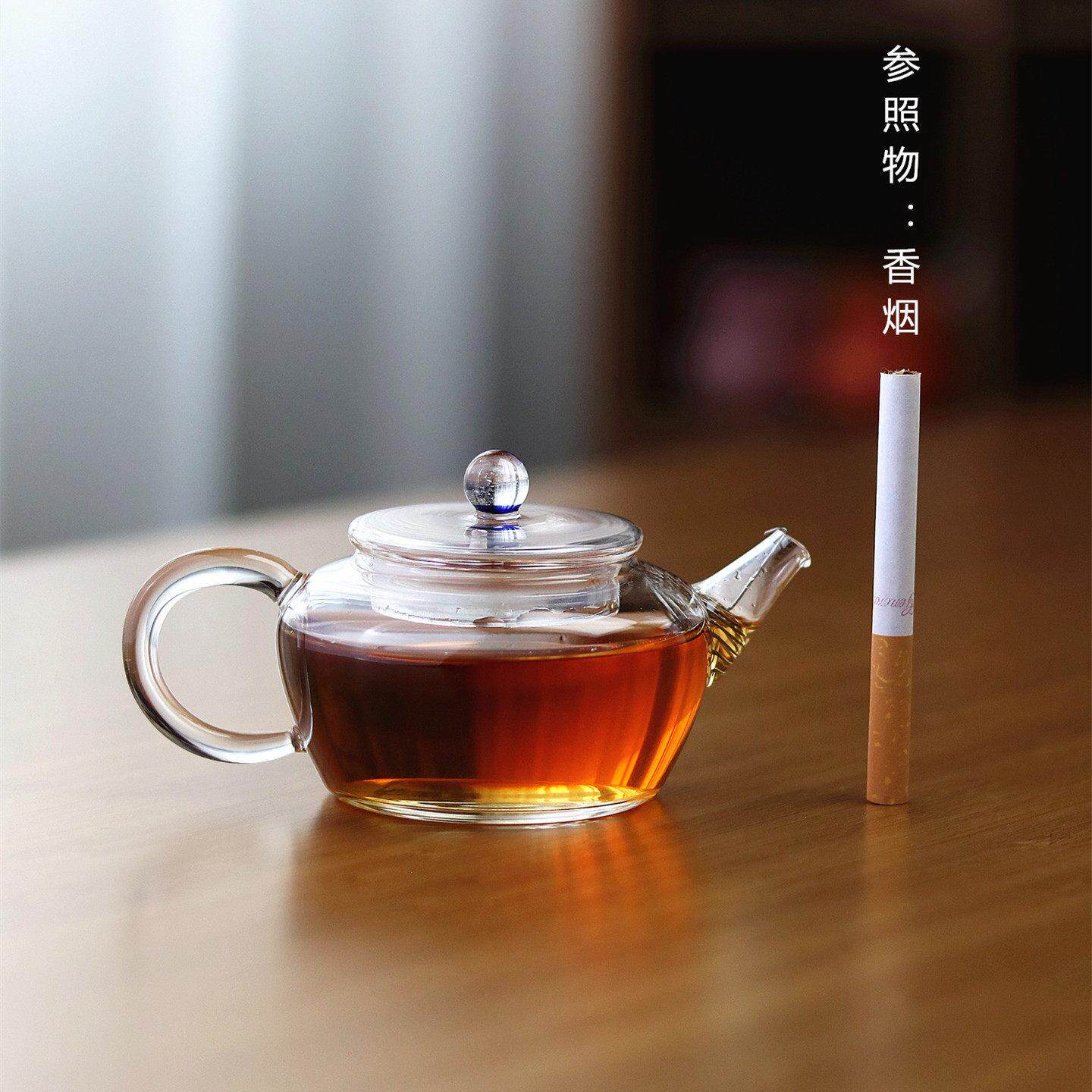 小量泡茶壶一人饮迷透你璃花茶壶一人饮罗耐高温玻容小泡壶单个茶