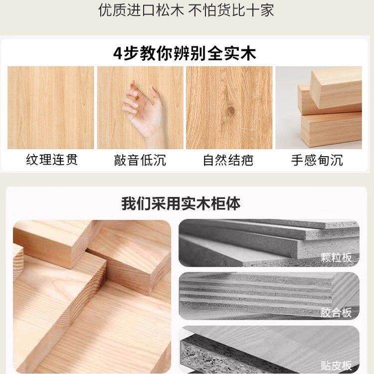 实木书书架玻璃门书柜防学尘置物架生家收纳落地用储物客厅儿童靠