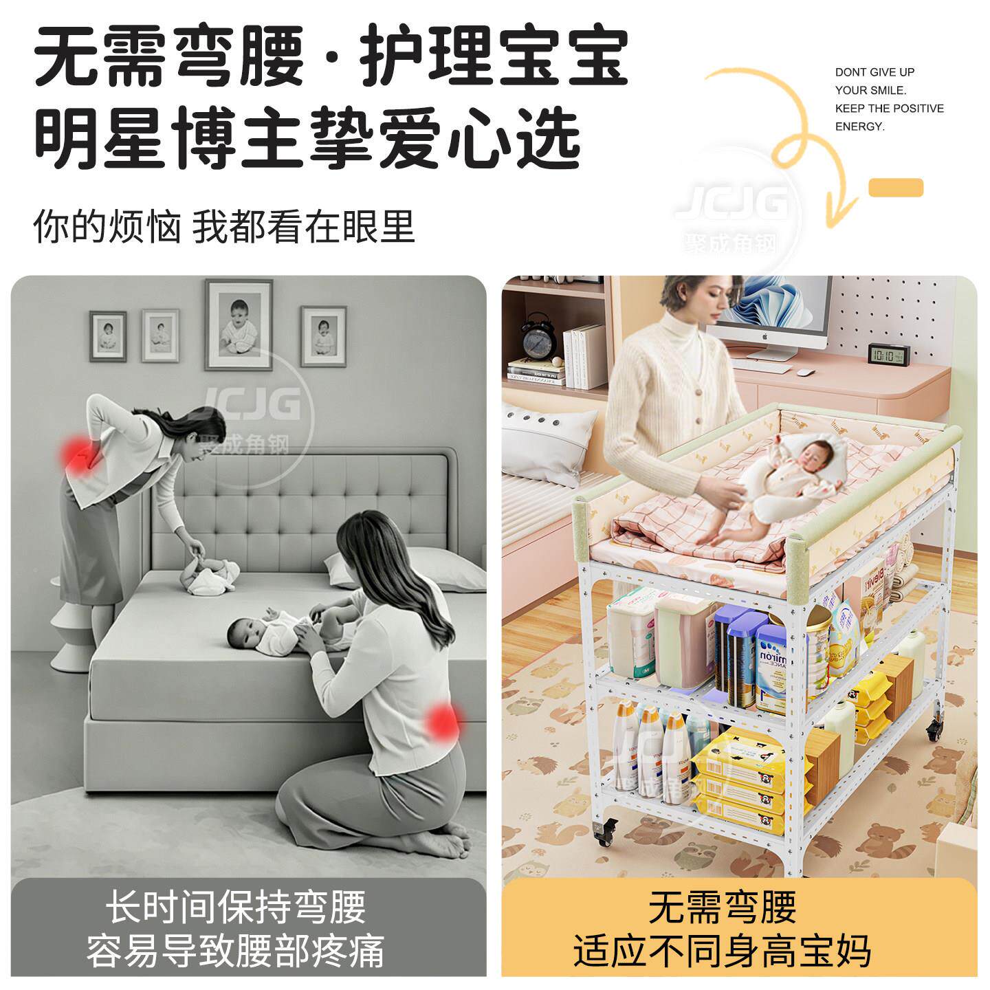 婴儿尿床可移动多功生能拼接便携尿布台式新宝宝布二合一婴儿床带