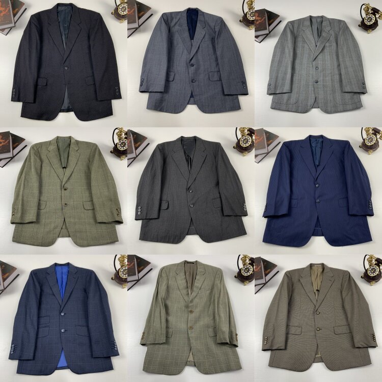 vintage古着日制春秋款男西服