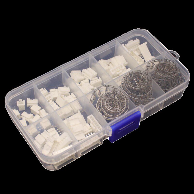 PA2.0直针胶壳配套连接器公母插件2/3/4/5/6/7/8P 360件样品盒