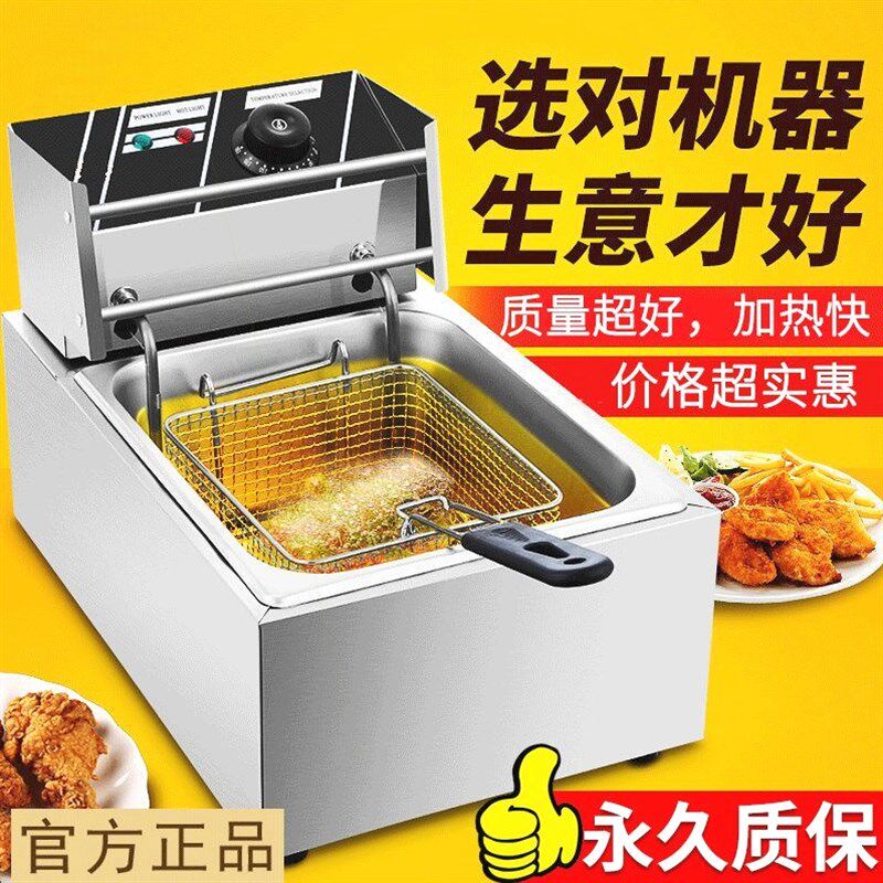 德国进口电炸炉油炸锅大容量不锈钢油炸机油条薯条家用炸鸡排炸串