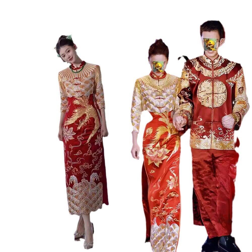 2026新款秀禾服旗袍中式结婚旗袍